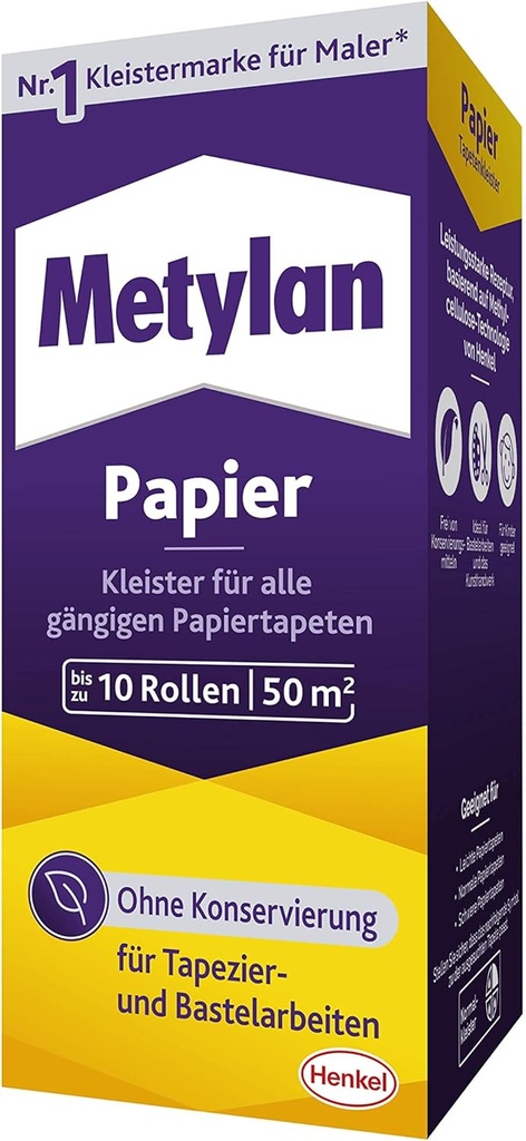 wall paper glue metylan
