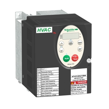 Schneider Electric Altivar 212 Variable Speed Drive, 4 kW, 480 V, 3-Phase, EMC, IP21