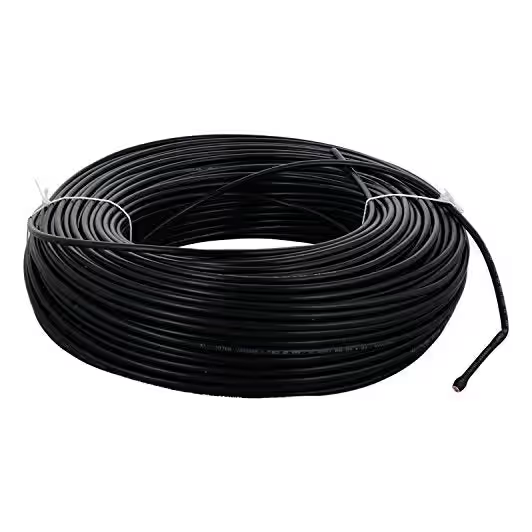 National Single Core Cable 4 mm² × 100 Yard, Black