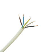 BETEX FLEXIBLE CABLE 10MM X 5C WHITE / METER