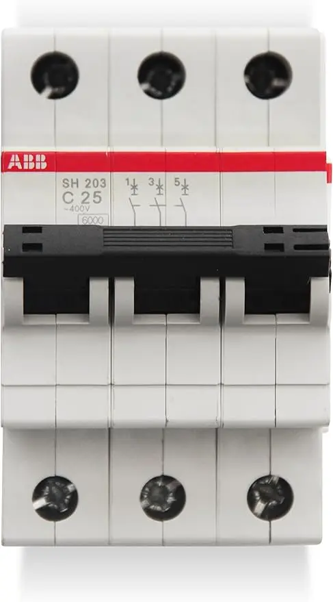 ABB MCB 25A 3P 6kA