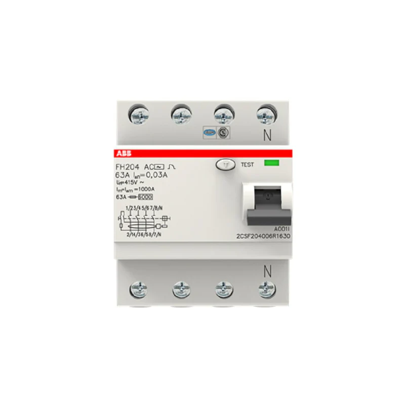 ABB RCCB FH204 AC-63/0.03, 63A, 4P, 30 mA