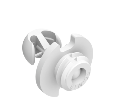 Panel Clip PC M1B, Male, Self-Tapping, 5 kg Load