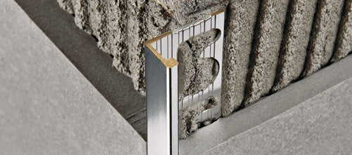 Progress Profiles PROTERMINAL Tile Edge Profile – Chromed Brass