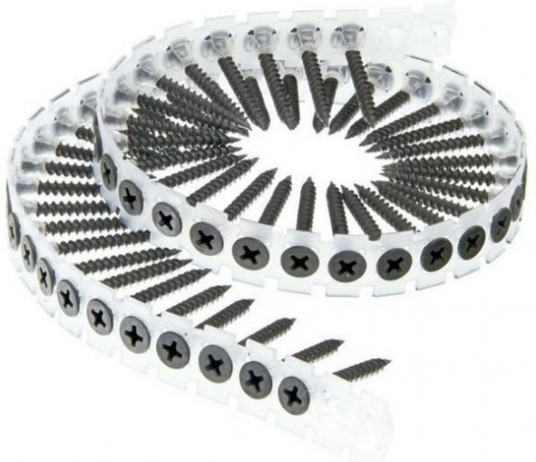 Collated Drywall Screws Fine Thread BZP 3.5 x 45 mm
