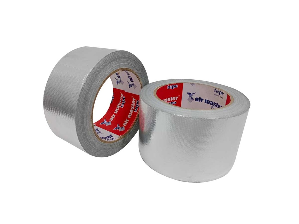Aluglass HVAC Insulation Tape 76 mm × 30 yds, Aluminium Glass Fabric