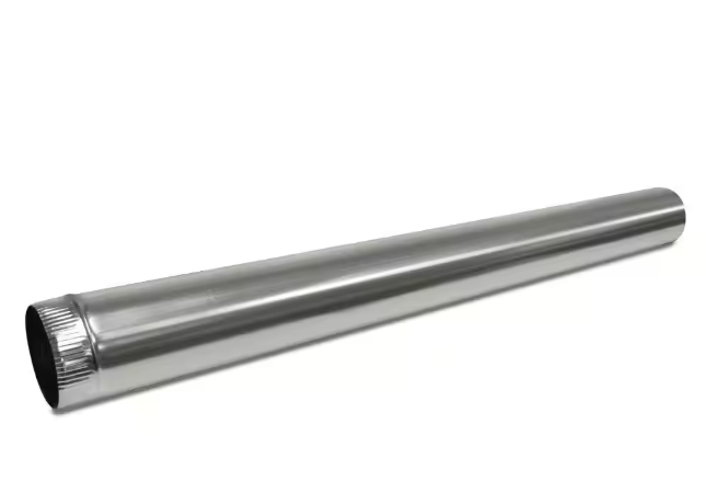 gi round duct 4" per running meter