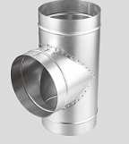 GI Tee Duct Fitting 400 × 150 × 400 mm