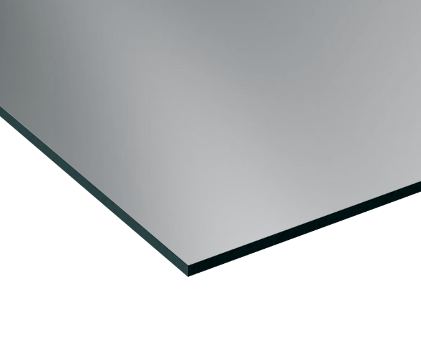 6mm hd grey reflective glass polish & temper 363x61