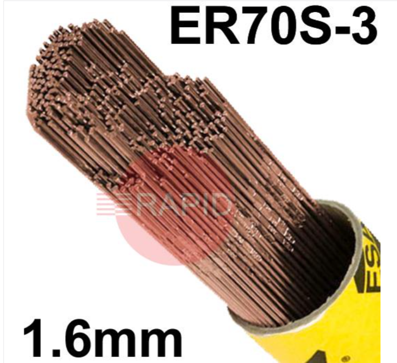 Присадочный пруток для TIG-сварки ESAB OK Tigrod 12.60 ER70S-3 1,6 мм, 5 кг