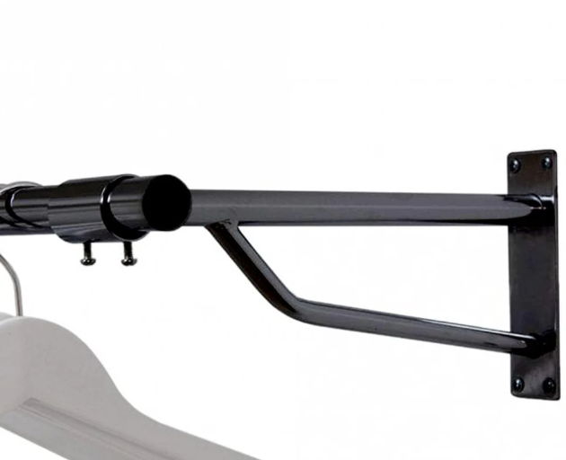 CONERO CLOTHES RAIL,1220MM POWDER BLACK