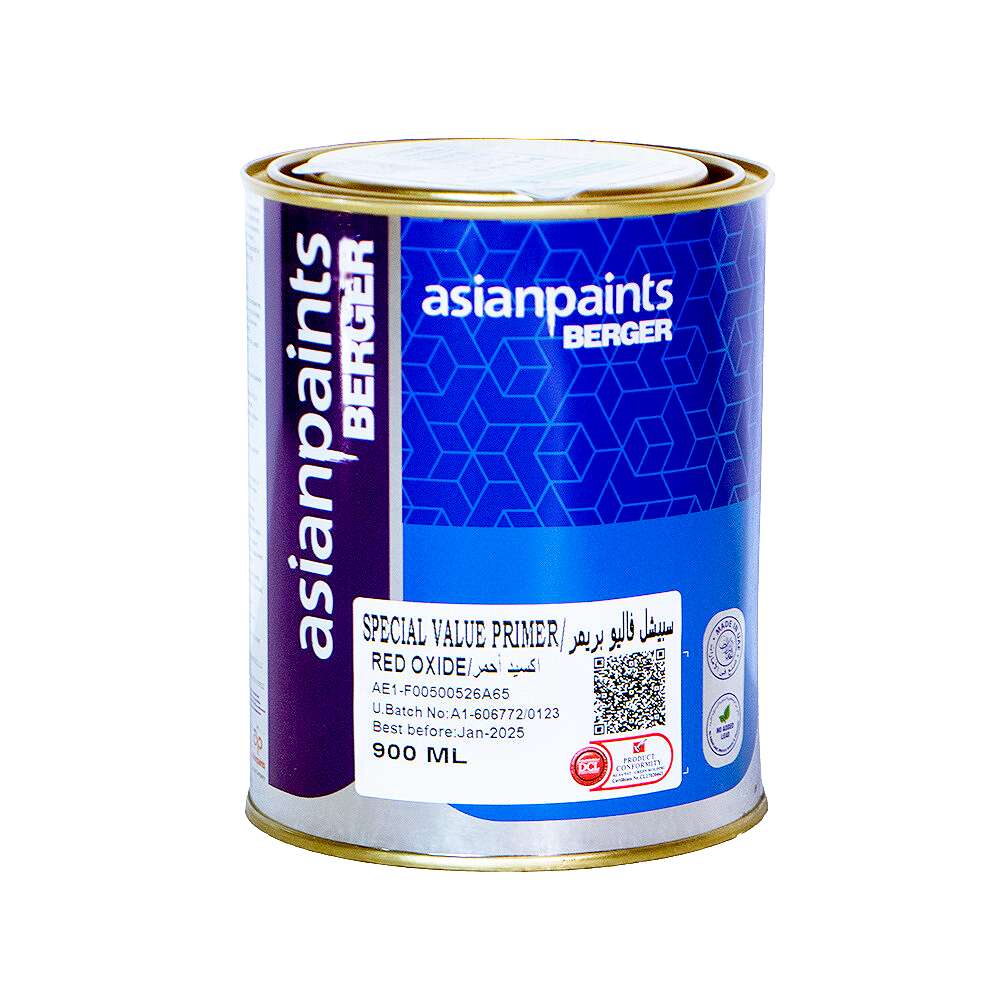 Asian Paint Berger Special Value Red Oxide Primer - 1L