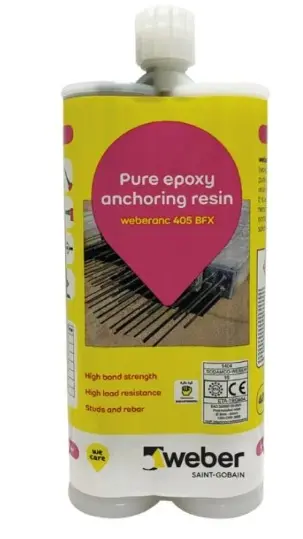 Saint-Gobain Weber Epoxy Anchoring Resin 405 BFX, 400 ml