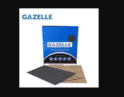 Gazelle GWP220 8x11 In. Waterproof Sandpaper Sheets, 220 Grit (Pack Of 50) Model # GWP220