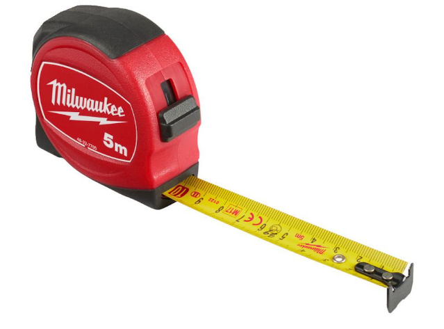 milwaukee tape measure slim 5m s5/19