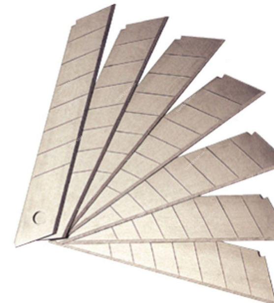 Mtx Utility Knife Blade, 7933159, High Chromium Steel, 110 x 18MM, 10 Pcs/Pack