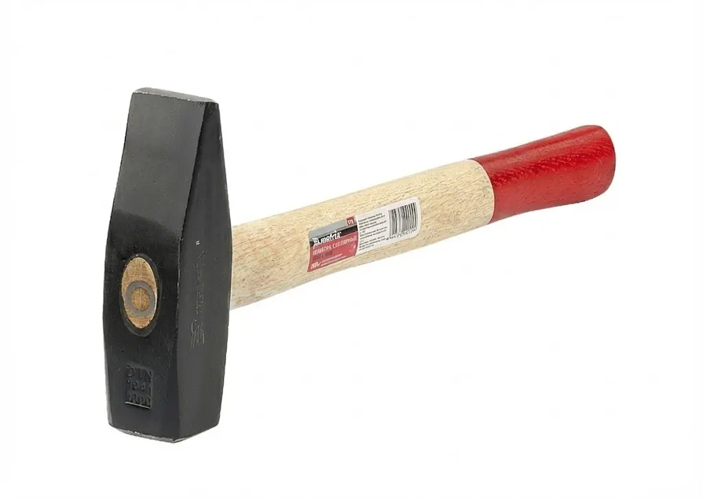 MTX Machinist’s Hammer 800 g, wooden handle, square peen / Молоток слесарный MTX 800 г, деревянная рукоятка, квадратный боёк — 102359