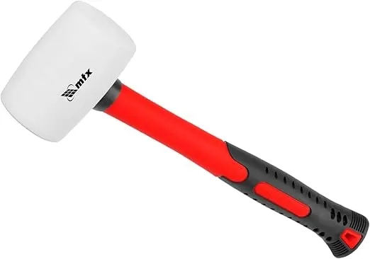 MTX Rubber Mallet with Fiberglass Handle, 450 g