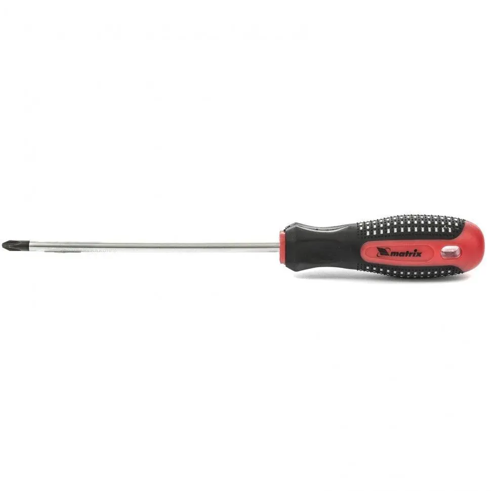 MTX Fusion screwdriver Ph2 × 150 mm, CrV, three-component anti-slip handle / Отвёртка Фьюжен MTX Ph2 × 150 мм, CrV, трёхкомпонентная противоскользящая рукоятка — 114439