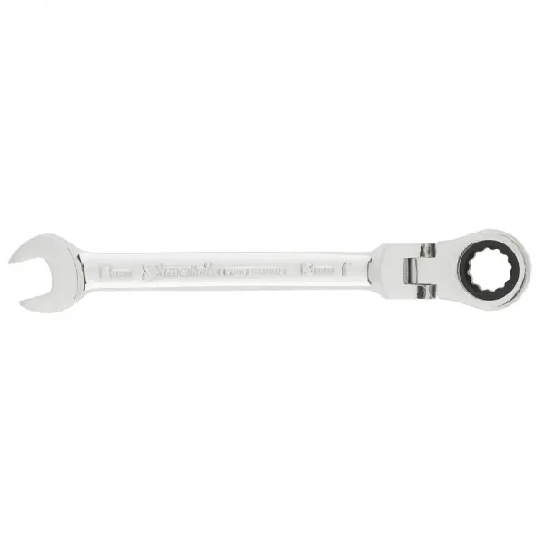 MTX Joint Combination Ratchet Wrench, 13 mm, Mirror Chrome, CrV / MTX Ключ комбинированный трещоточный, 13 мм, шарнирный, зеркальный хром, CrV, Art.148659 