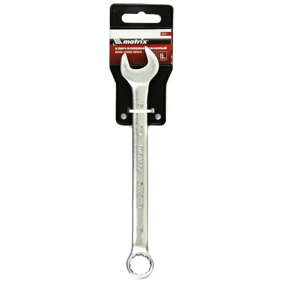 MTX Combination Spanner, 15 mm, CrV