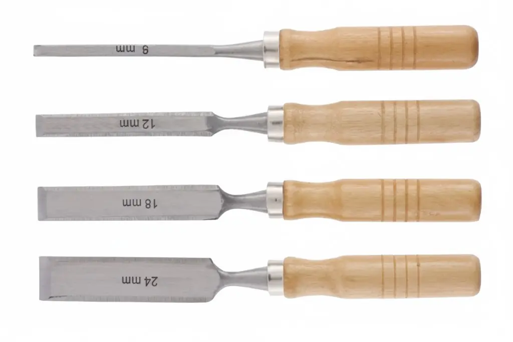 Sparta Flat Chisel Kit, 4 pcs