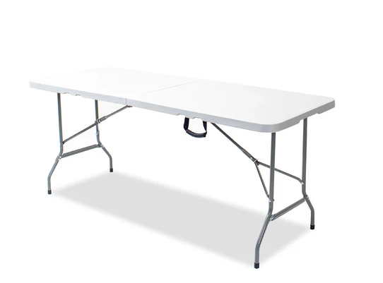 WHITE PVC FOLDABLE TABLE