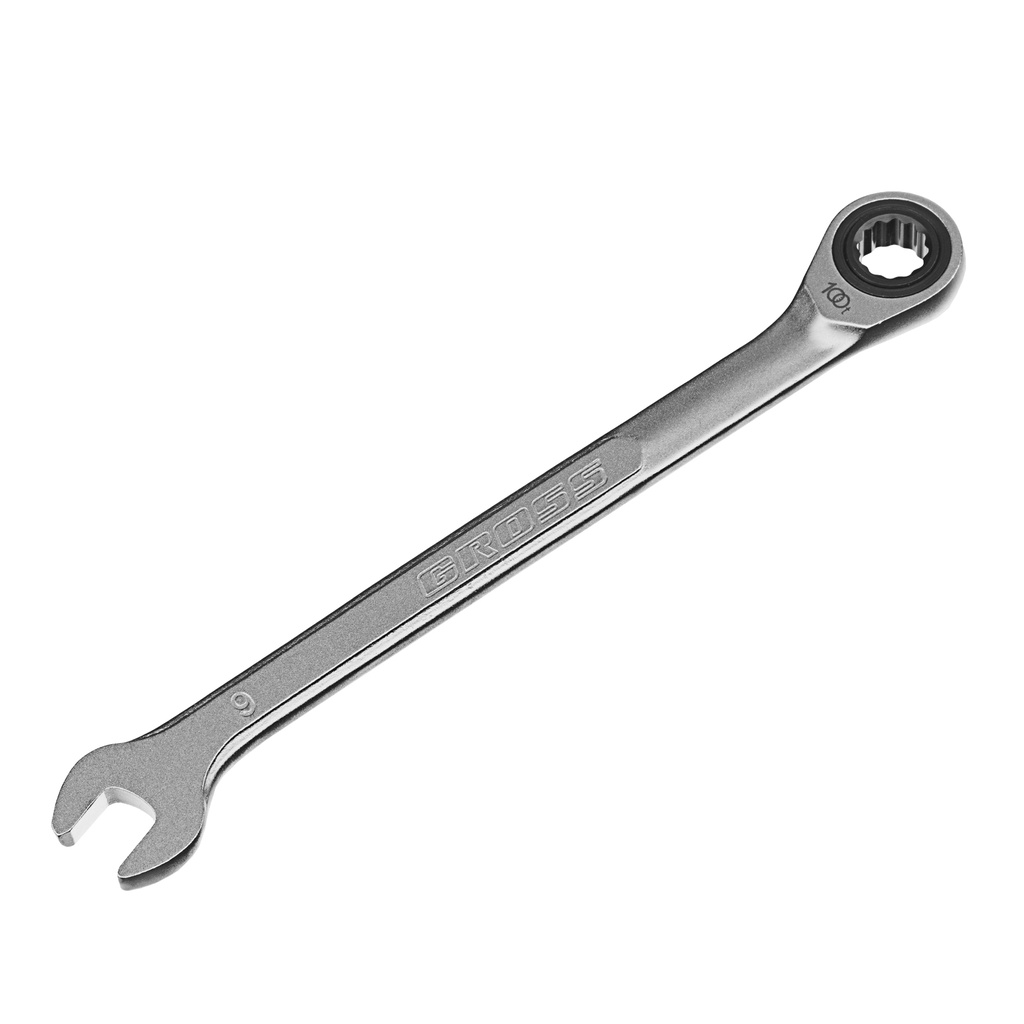 Combination ratchet wrench 9 mm// Gross 14847