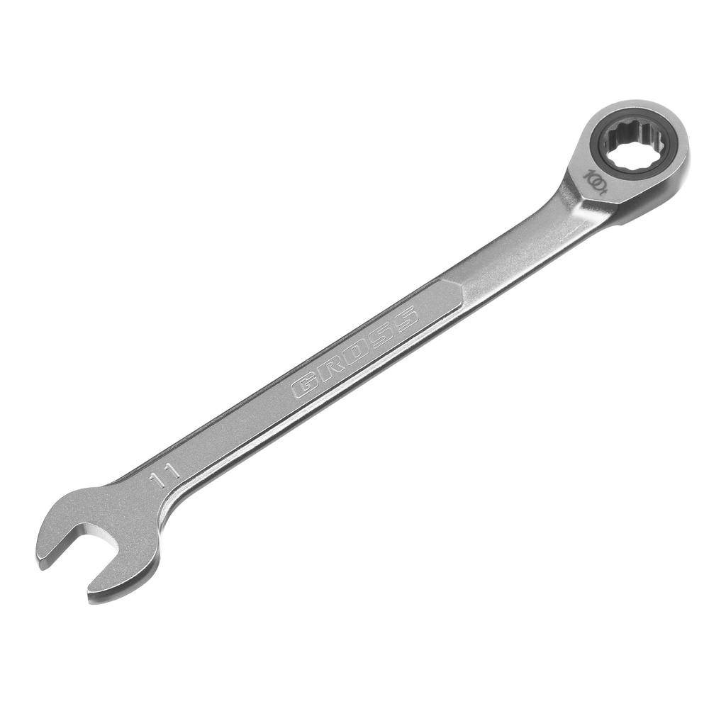 Combination ratchet wrench 11 mm// Gross 14849