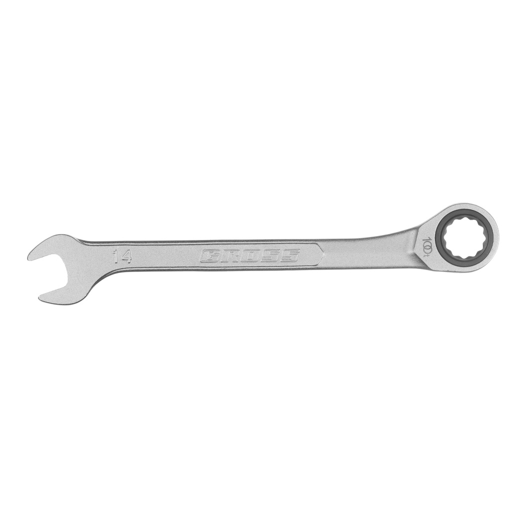 Combination ratchet wrench 14 mm// Gross 14852