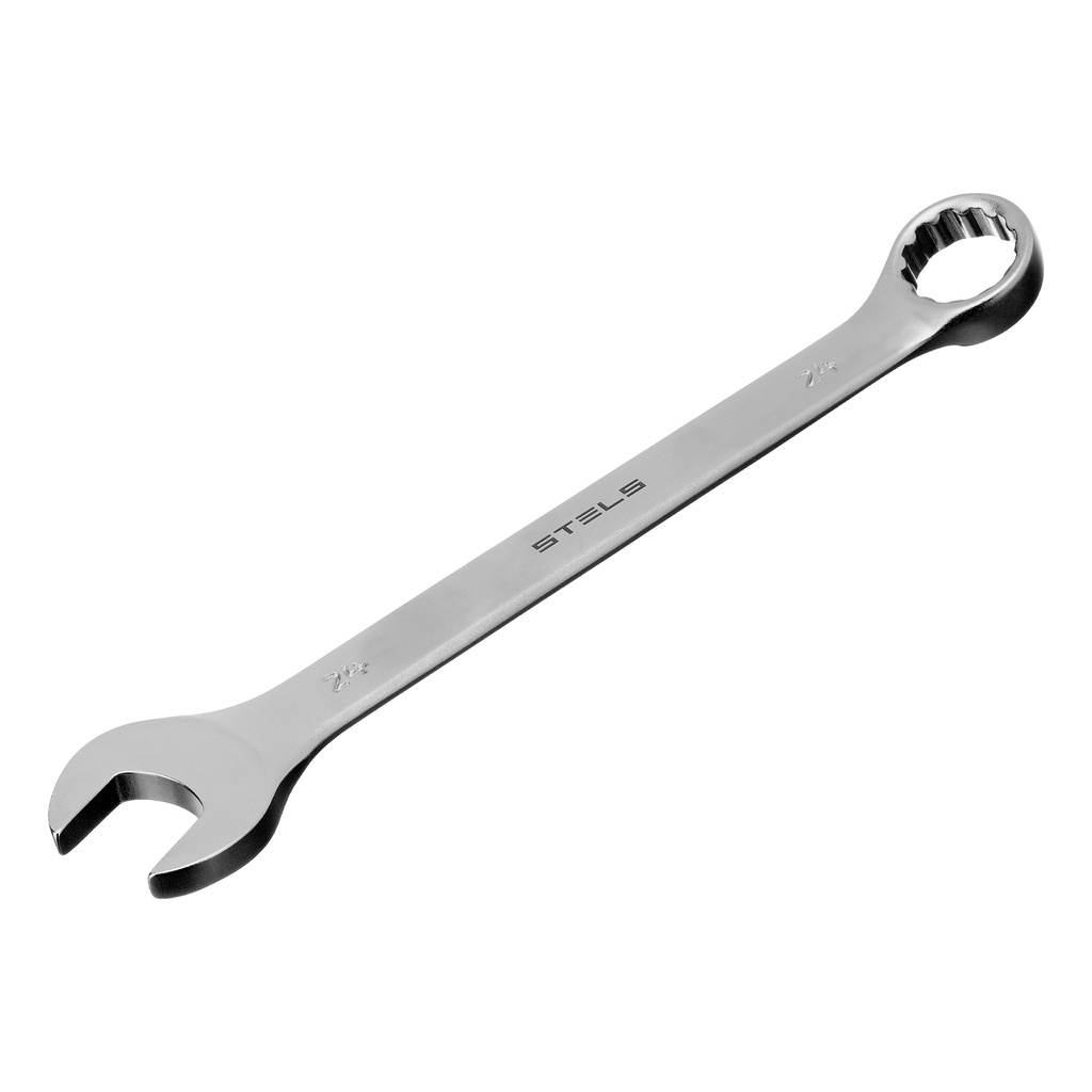Combination spanner, 24 mm, CrV, satin chrome// Stels