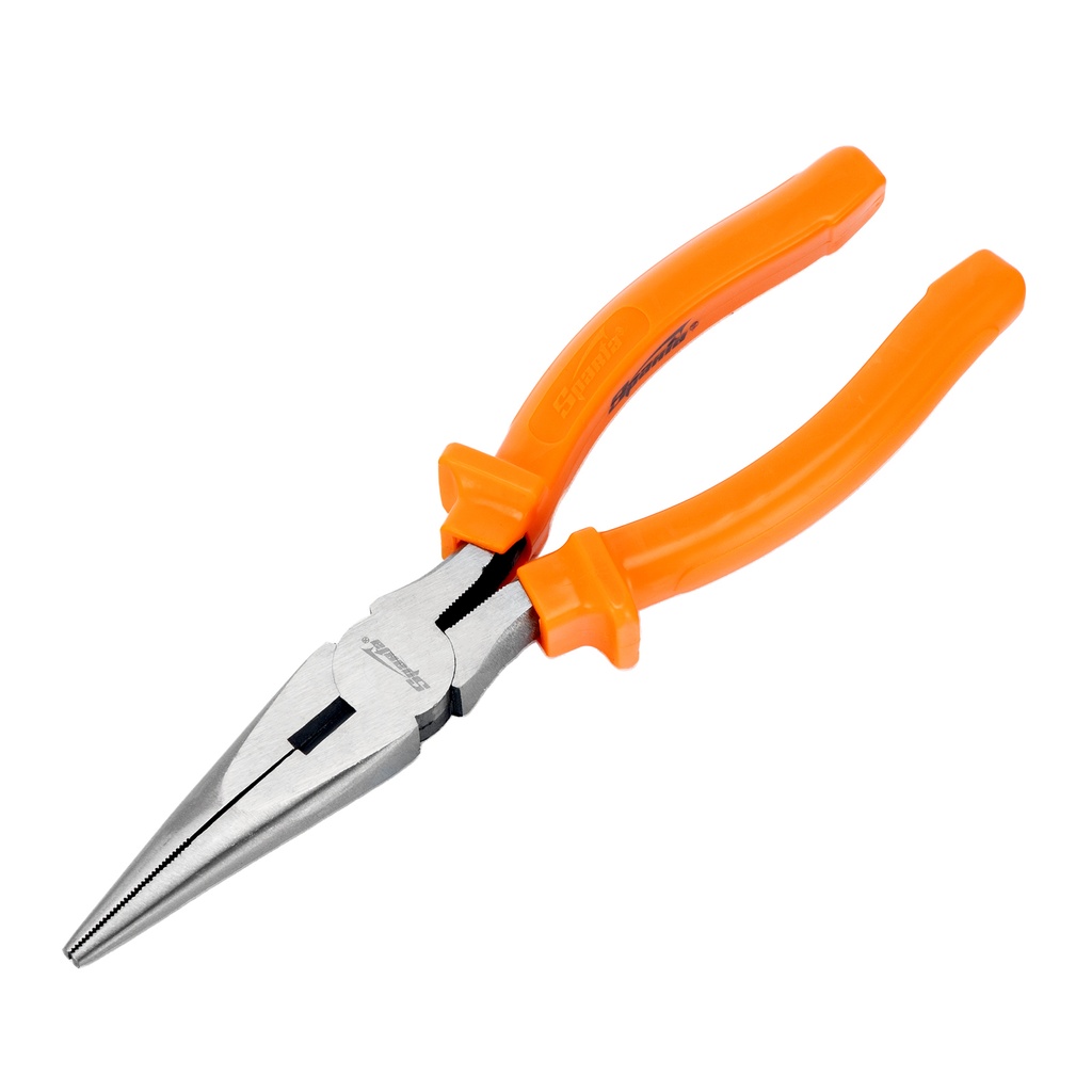 200mm Long nose pliers with plastic handles, polished Classic line// Sparta 17163