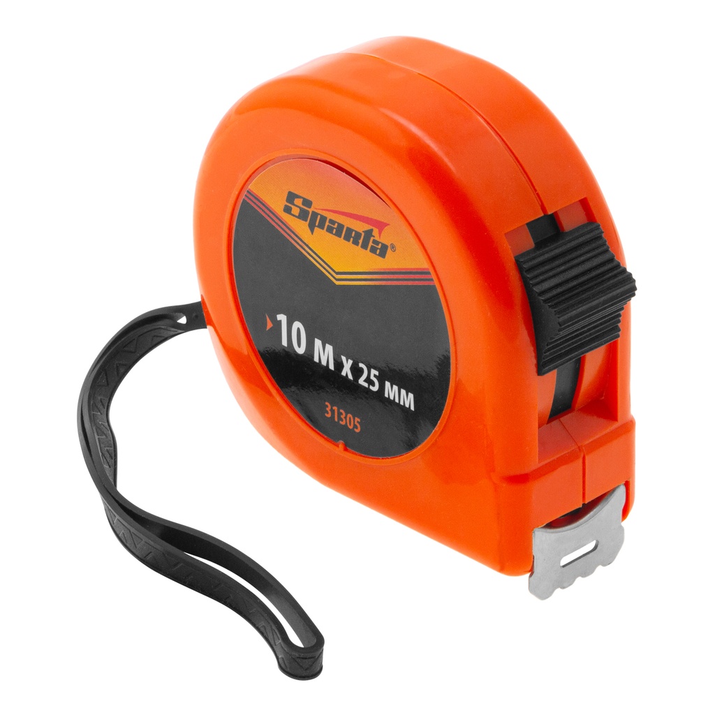 Measuring tape Classic, 10 m * 25 mm, plastic body// Sparta 31305