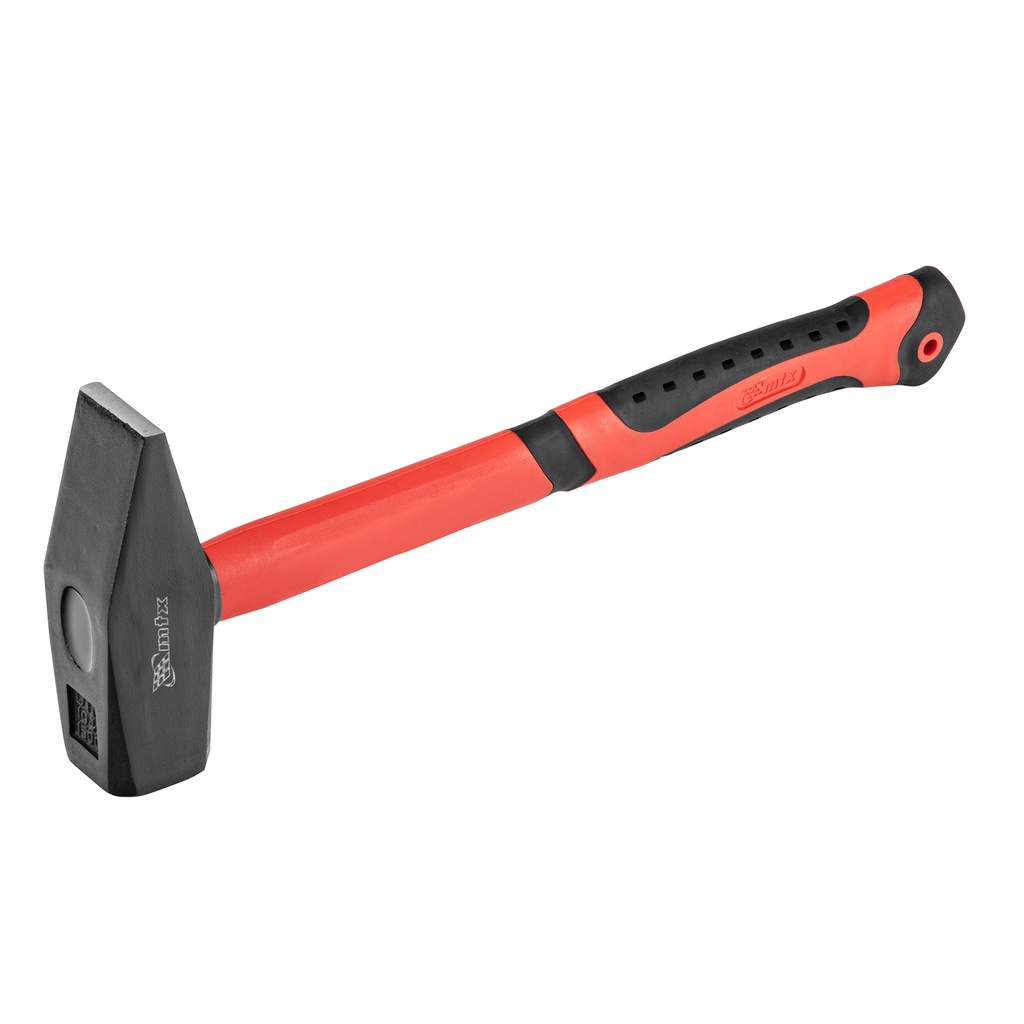 Machinist's hammer 1500 g fiberglass handle with rubber shaft// MTX 103639