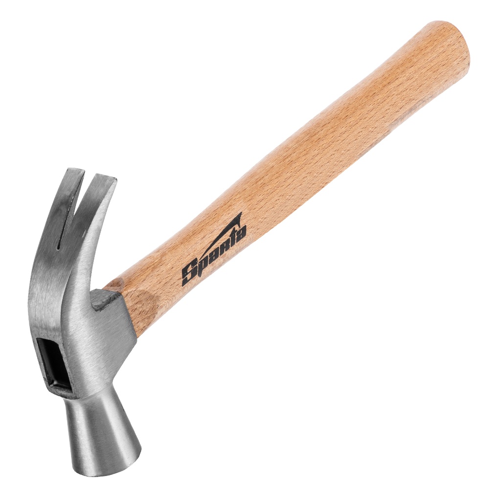 Claw hammer, 650g, 32mm peen with wooden handle// Sparta 104235