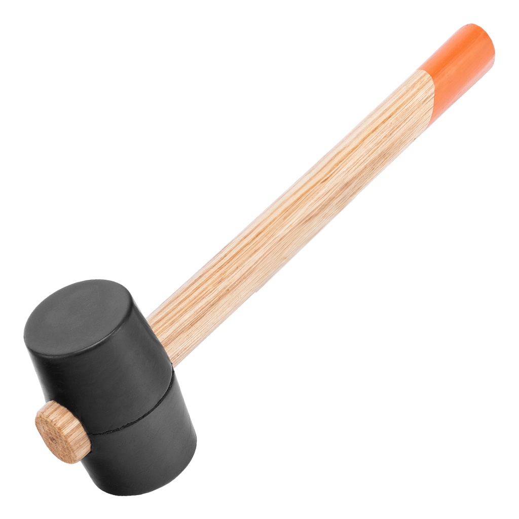 Rubber mallet black 225G with wooden handle// Sparta 111305