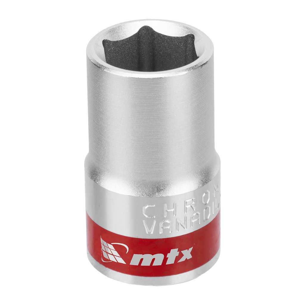 Hex drive socket 14mm , CrV, 1/2", chrome plated// MTX 131149