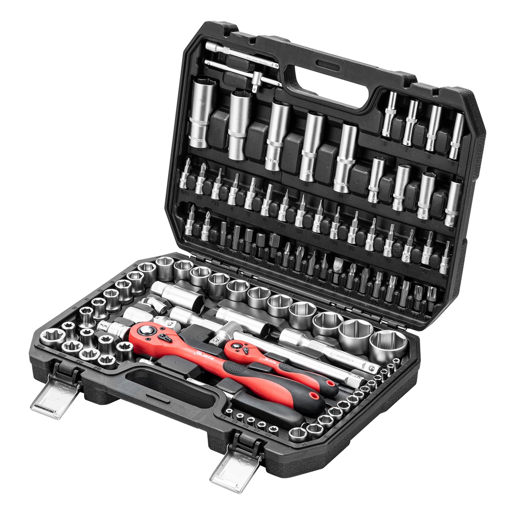 Tool kit,1/2”,1/4”, CrV, 108 pcs,// MTX 135119