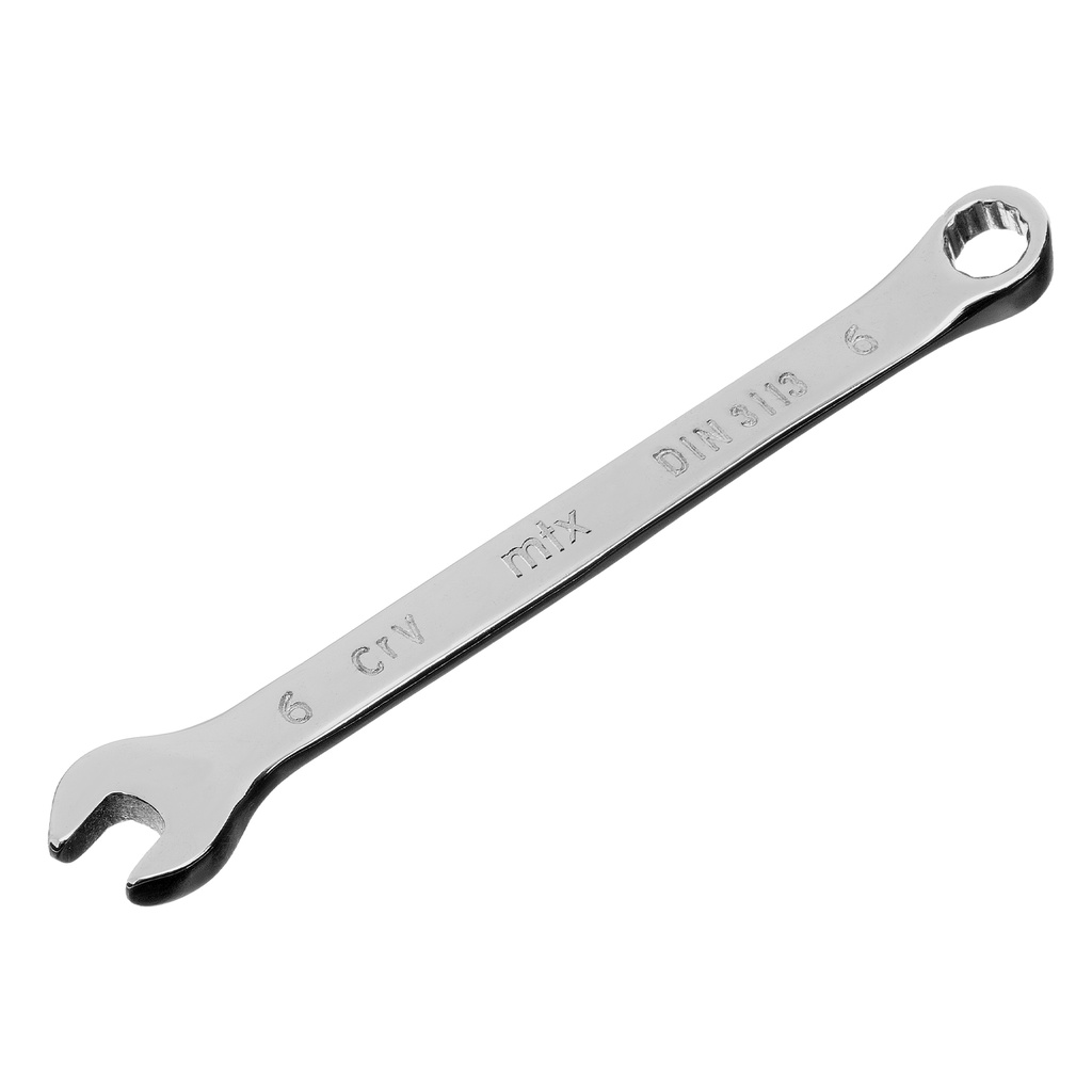 Combination spanner, 6 mm, CrV, polished// MTX 151509