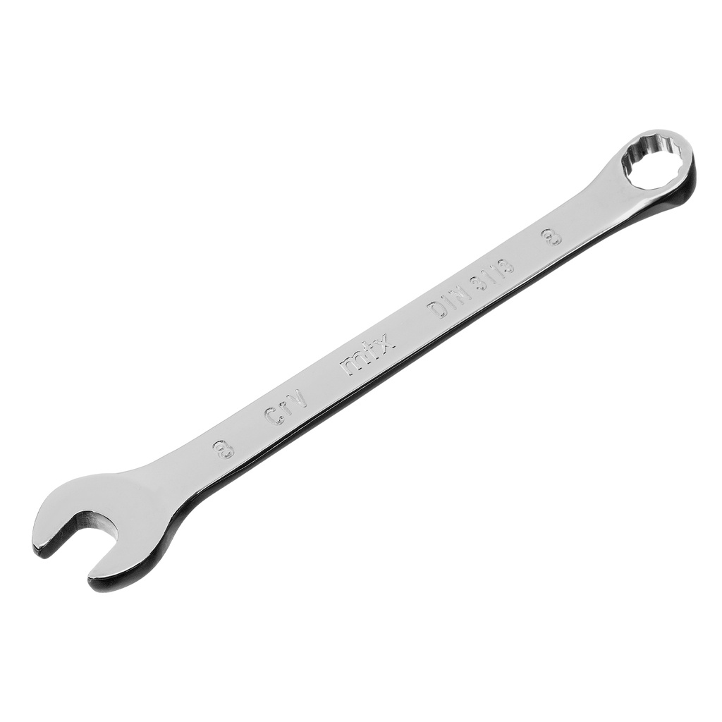 Combination spanner, 8 mm, CrV, polished// MTX 151529