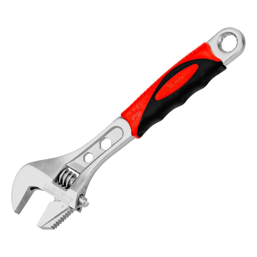Adjustable wrenches, 250 mm, reversible jaw, two-component handle// MTX 155189