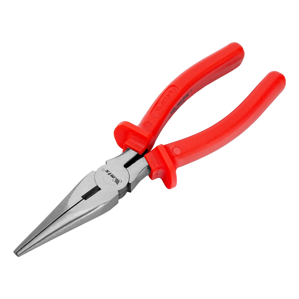 Long-nose pliers, 200 mm, plastic handles, Econom line// MTX 171949