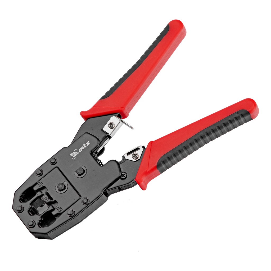 Crimping pliers for phone and computer terminals 4P, 6P, 8P, wire cutting function// MTX 177339