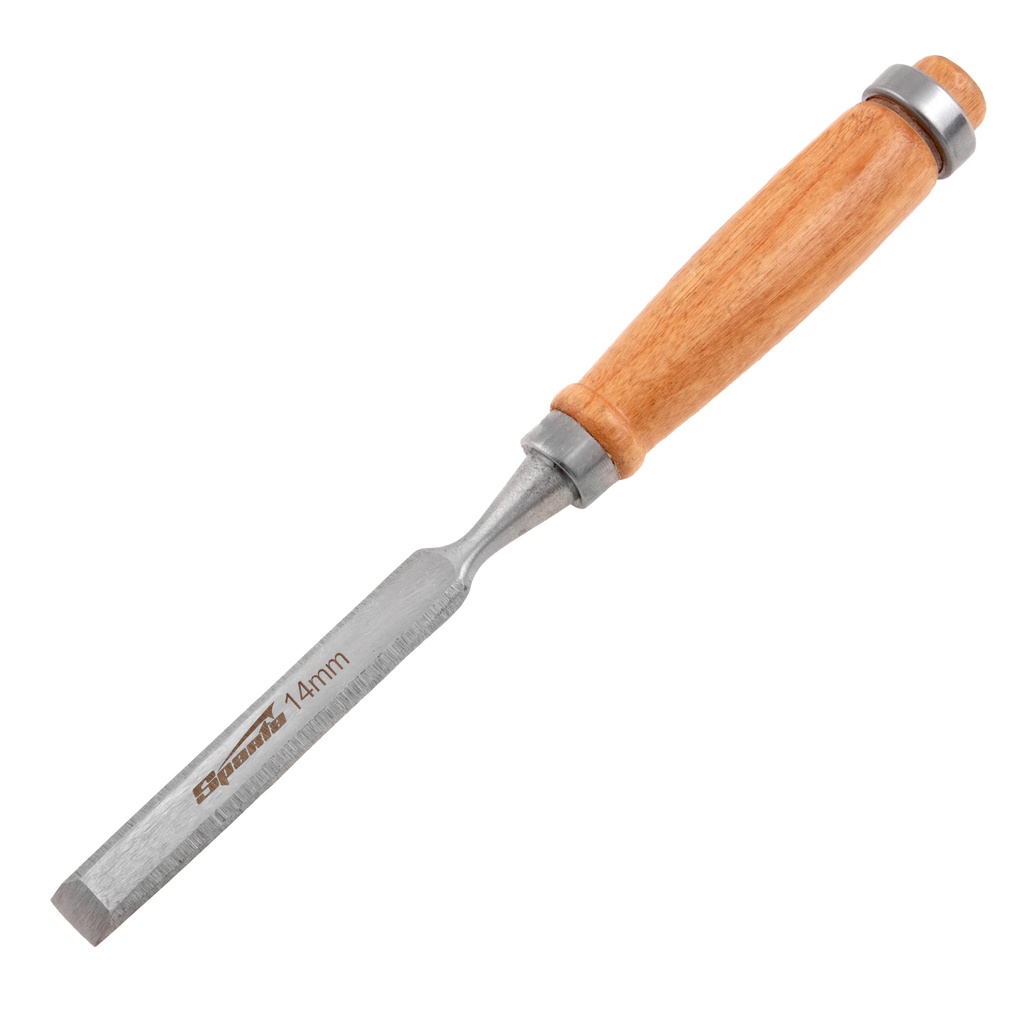 Chisel 14 mm, wooden handle// Sparta 242455