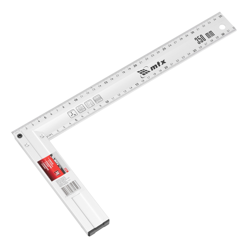 Moulded angle-square, aluminium 350mm// MTX 324739