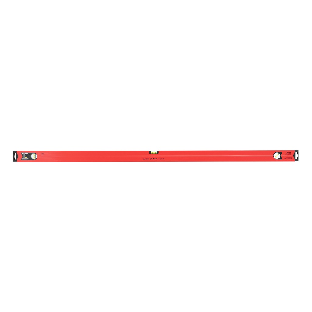 Aluminium spirit level, magnet, 1500 mm, 2 vials + 1 reflecting, milled, reinforced// MTX