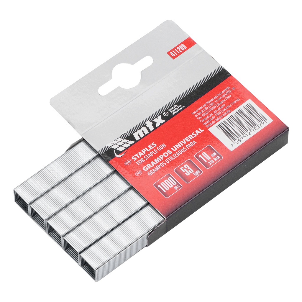 Staples 10 mm for furniture stapler 1000pcs// MTX 411209