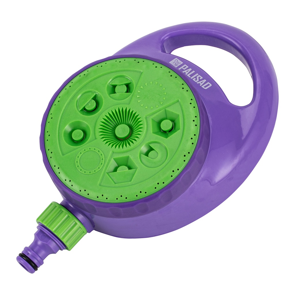 Garden static sprinkler up to 12 m, 8 patterns, support base// PALISAD 654638
