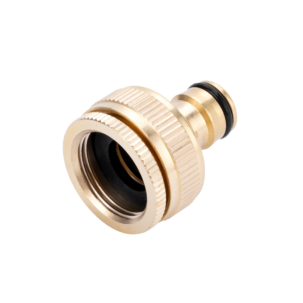 Brass hose adapter 3/4"-1", internal thread, with reducer// PALISAD