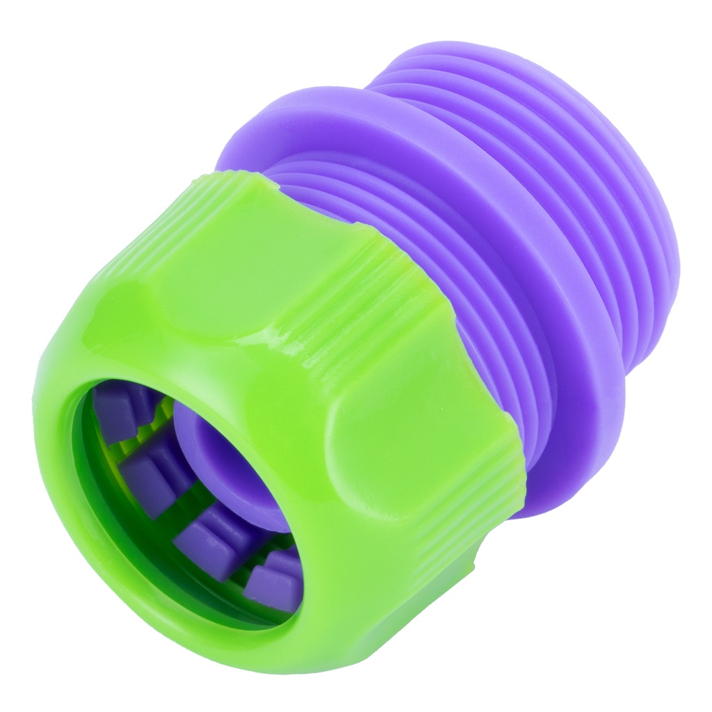 Plastic hose connector 1/2", external thread 3/4"// PALISAD 661458
